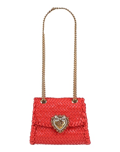 DOLCE&GABBANA Shoulder bag Red 100% Lambskin