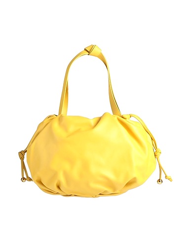 BOTTEGA VENETA Handbag Yellow Soft Leather
