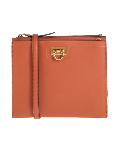 FERRAGAMO Across-body bag Tan Calfskin