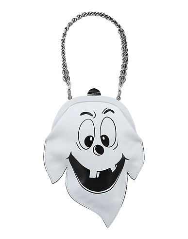 MOSCHINO Handbag White Soft Leather