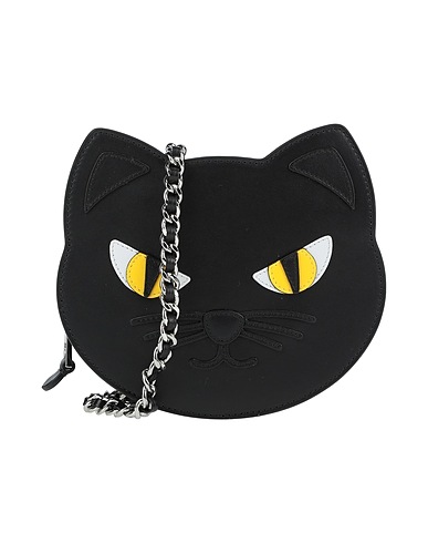 MOSCHINO Across-body bag Black Soft Leather