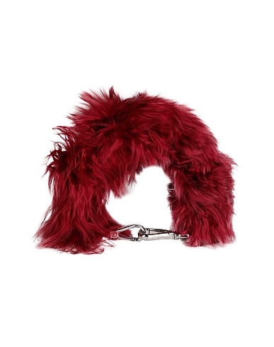 FENDI Bag accessories & charms Burgundy Alpaca fleece