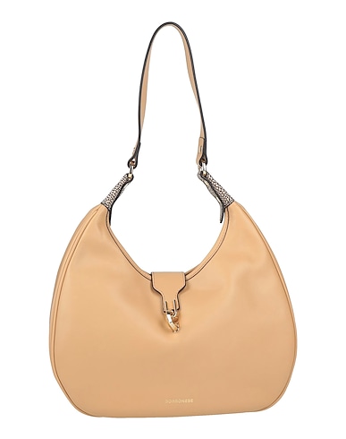 BORBONESE Shoulder bag Sand 100% Soft Leather