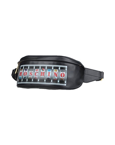 MOSCHINO Belt Bags COUTURE Black Soft Leather