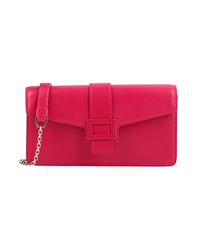 ROGER VIVIER Cross-body bags Fuchsia Soft Leather