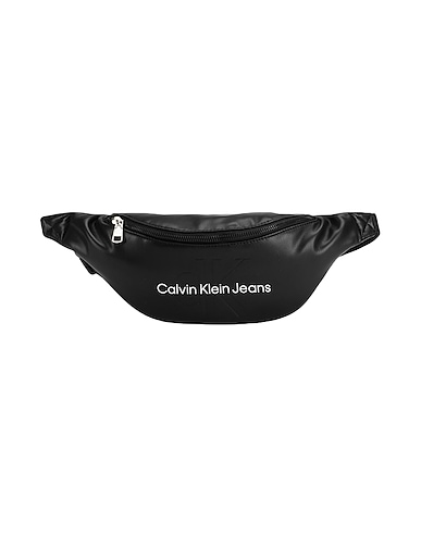 CALVIN KLEIN JEANS Belt Bags MONOGRAM SOFT WAISTBAG
 Black 100% Polyurethane