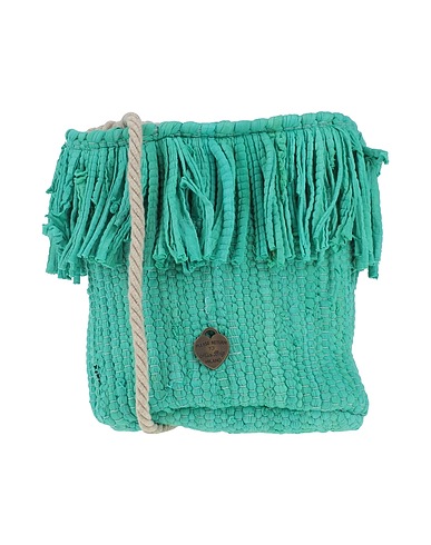 MIA BAG Borsa a tracolla Turchese 100% Cotone