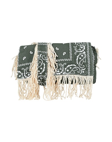 MIA BAG Across-body bag Military green 100% Cotton
