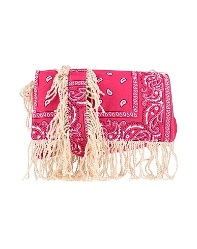 MIA BAG Cross-body bags Fuchsia 100% Cotton