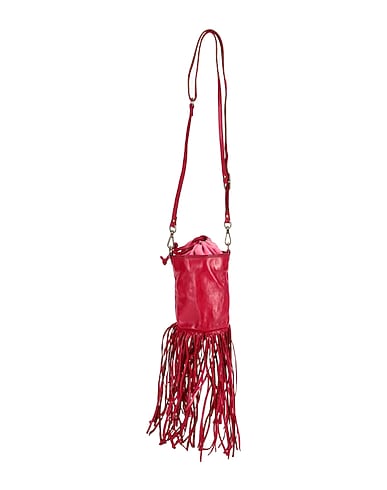 CAMPOMAGGI Across-body bag Garnet 100% Calfskin