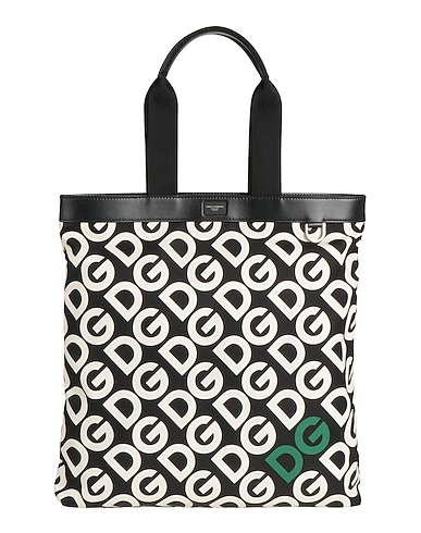 DOLCE&GABBANA Handbag Black 76% Polyamide, 12% Nylon, 12% Calfskin