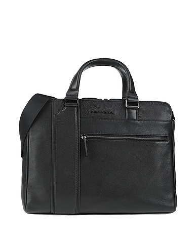 PIQUADRO Handtasche NERO Rindsleder, EVA (Äthylen, Vinyl, Azetat), Nylon, Polyester, Metall