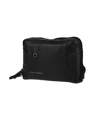 PIQUADRO Belt Bags Black Bovine leather