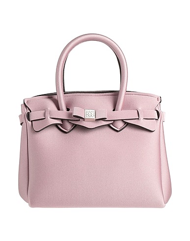 SAVE MY BAG Handbag Lilac 50% PEEK (Polyether - Ether - Ketone), 40% Polyamide, 10% Elastane