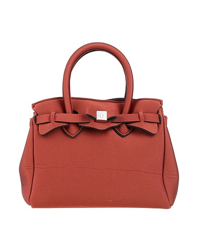 SAVE MY BAG Handbag Brown 50% PEEK (Polyether - Ether - Ketone), 40% Polyamide, 10% Elastane