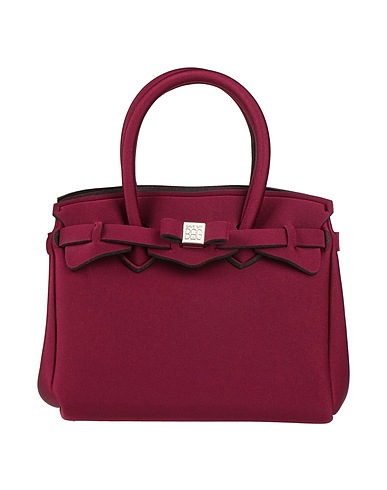 SAVE MY BAG Handtasche Pflaume 50% PEEK (Polyetheretherketon, 40% Polyamid, 10% Elastan