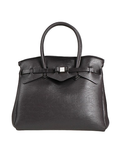 SAVE MY BAG Borsa a mano Nero 50% PEEK (Polietere - Etere - Chetone), 40% Poliammide, 10% Elastan