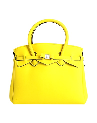 SAVE MY BAG Τσάντα χειρός Κίτρινο 50% PEEK (Πολυαιθέρας - Αιθέρας - Κετόνη), 40% Πολυαμίδη, 10% Ελαστάνη