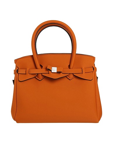 SAVE MY BAG ハンドバッグ タン ポリエーテルエーテルケトン (PEEK) 50% / ナイロン 40% / ポリウレタン 10%