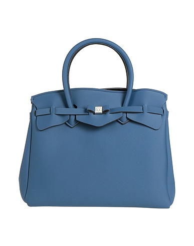 SAVE MY BAG Handbag Navy blue 50% PEEK (Polyether - Ether - Ketone), 40% Polyamide, 10% Elastane