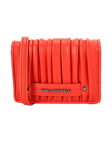 KARL LAGERFELD Across-body bag K/KUSHION CROSSBODY WLT
 Orange 100% Polyurethane