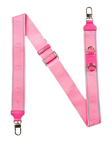 CHIARA FERRAGNI Bag accessories & charms Pink Textile fibers
