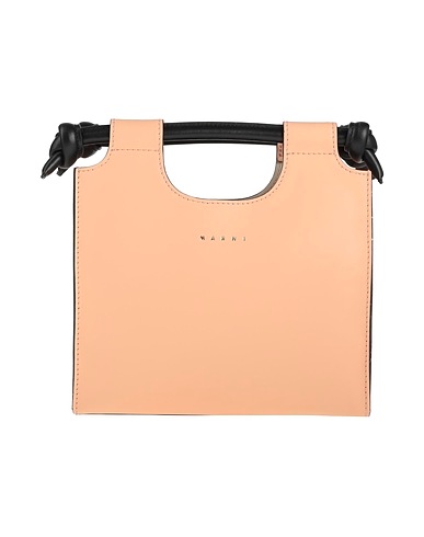 MARNI Handtasche Hellrosa 90% Kalbsleder, 10% Messing