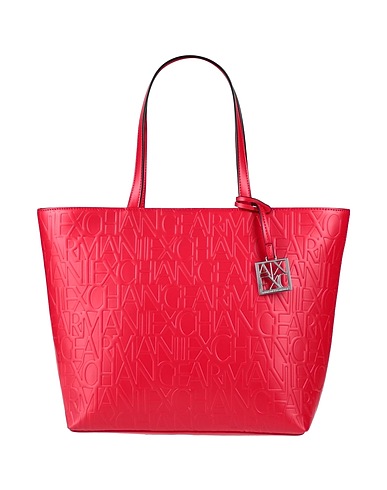 ARMANI EXCHANGE Borsa a mano Rosso 100% Poliestere, Spalmato poliuretano