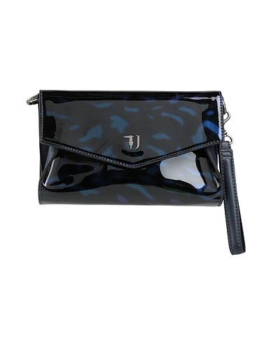 TRUSSARDI JEANS Handbag Purple 100% Polyurethane