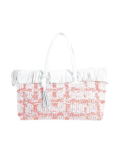 BRUNO MANETTI Handbag Red 82% Cotton, 18% Polyamide, Textile fibres