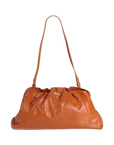 PINKO Shoulder bag Tan Sheepskin