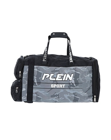 PLEIN SPORT Travel & duffel bag Grey Nylon, Polyurethane