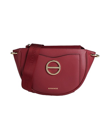 BORBONESE Borsa a tracolla Bordeaux 85% Pelle, 15% PVC - Polivinilcloruro