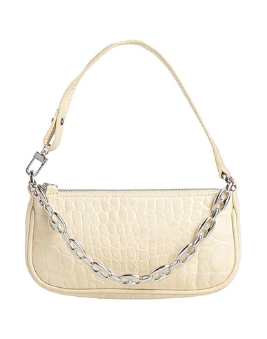 BY FAR Handtasche Cremeweiß 100% Vachette