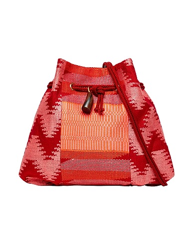 KENTE PROJECT x 8 by YOOX Borsa a tracolla COTTON JACQUARD CROSSBODY BAG
 Rosa 100% Cotone
