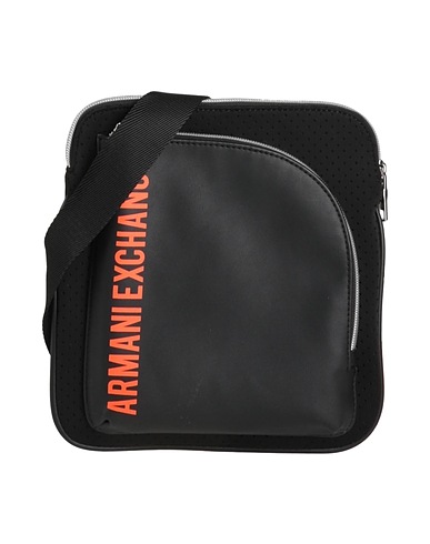 ARMANI EXCHANGE Cross-body bags Black 84% Polyamide, 16% Elastane, Polyester, Polyurethane