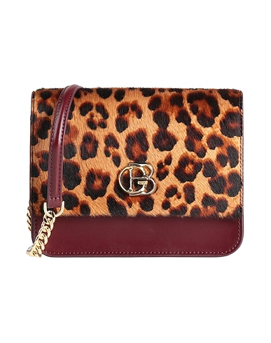 BALDININI Cross-body bags BORDEAUX 50% Calfskin, 30% Textile fibers, 20% PVC - Polyvinyl chloride