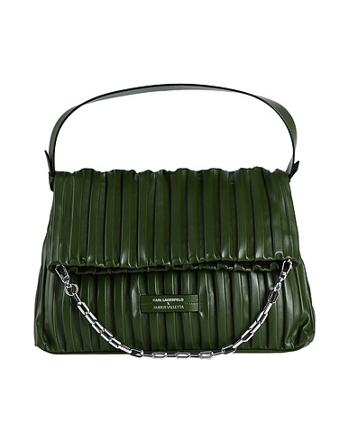 KARL LAGERFELD x AMBER VALLETTA Shoulder bags KLXAV PLEATED FOLDED TOTE 100% Desserto®