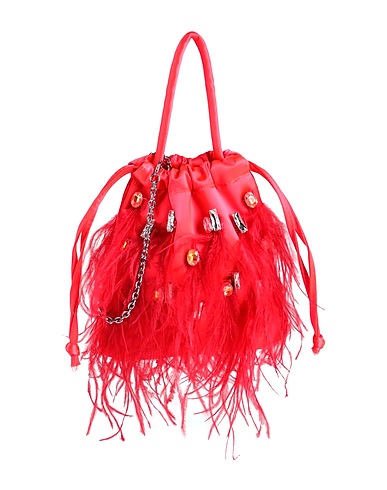 THE GOAL DIGGER Handtasche KATERINE
 Fuchsia 100% Polyester, Feder