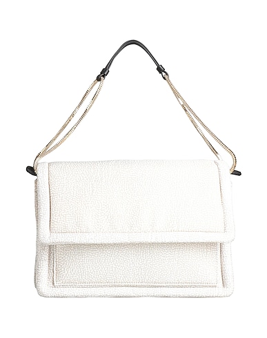 BORBONESE Handbag 100% Polyester, Leather