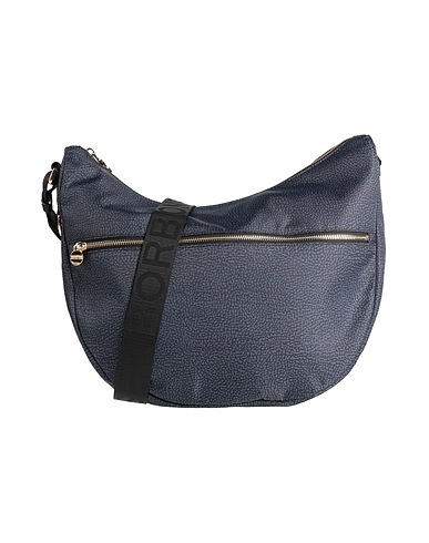 BORBONESE Cross-body bags Charcoal 100% Polyester