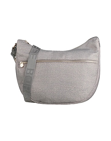 BORBONESE Across-body bag Beige 100% Polyester