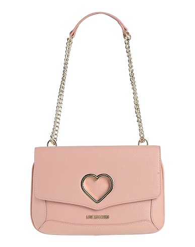 LOVE MOSCHINO Shoulder bag Light pink 100% Polyurethane