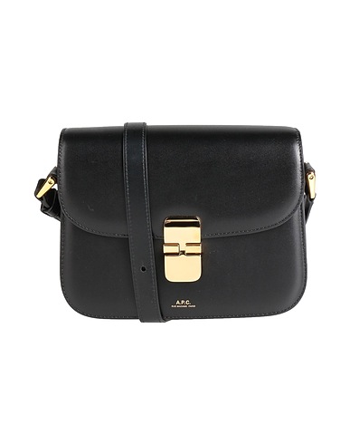 A.P.C. Τσάντα ταχυδρόμου NERO 100% Βακέτα