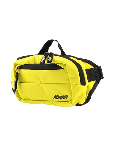 MSGM Belt Bags Yellow 100% Polyester