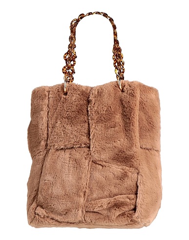 LA MILANESA Borsa a mano Tortora 100% Fibre tessili