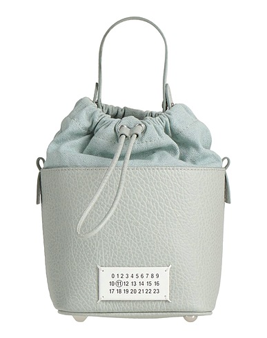 MAISON MARGIELA Handbag Sky blue 100% Cow leather, Cotton, Polyester, Brass, Zinc