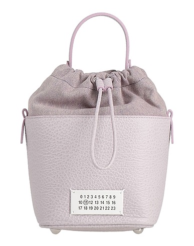 MAISON MARGIELA Borsa a mano Lilla 100% Pelle di bovino, Cotone, Poliestere, Ottone, Zinco
