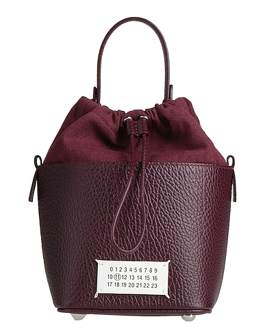 MAISON MARGIELA Handbag Burgundy 100% Cow leather