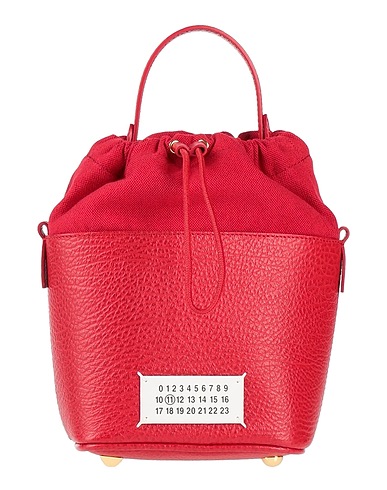 MAISON MARGIELA Borsa a mano Mattone 100% Pelle di bovino, Cotone, Poliestere, Ottone, Zinco